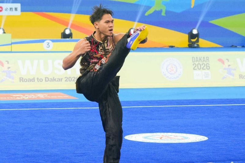 Indonesia raih peringkat ketiga di Kejuaraan Dunia Wushu Junior 2026