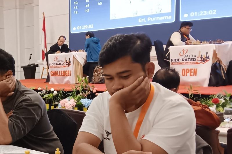 Novendra Priasmoro puncaki klasemen sementara JAPFA FIDE Rated