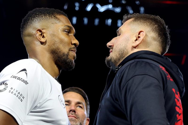 Sempat jatuh dua kali, mantan juara dunia Anthony Joshua KO Prenga